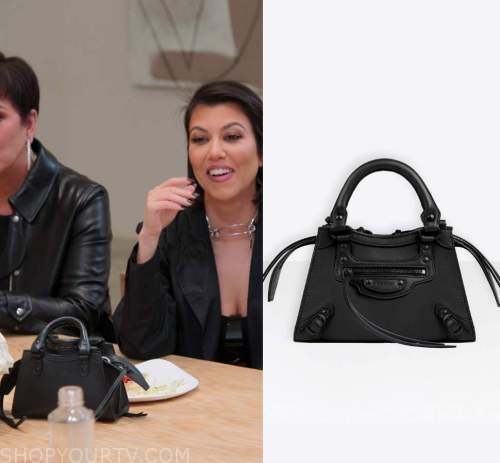 The Kardashians: Season 1 Episode 5 Kourtney's Black Small Bag | Shop ...