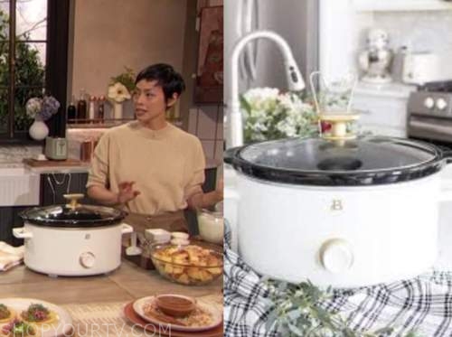pilar valdes, drew barrymore show, white slow cooker