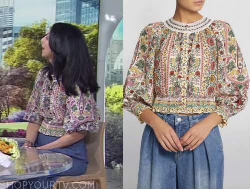 the today show, dr. natalie azar, floral blouse