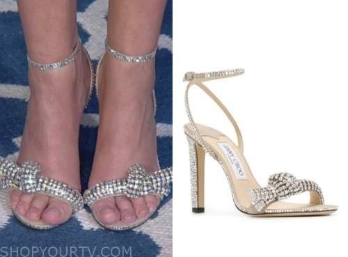 the good dish, kristin chenoweth, rhinestone sandals