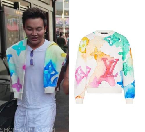 lv watercolor sweater
