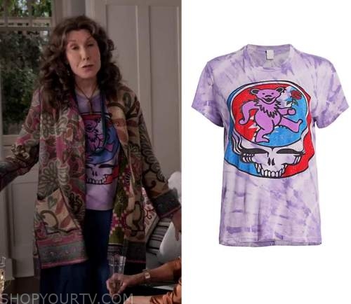 ideologie deelnemer Slink Grace and Frankie: Season 7 Episode 6 Frankie's Purple "Grateful Dead" T  Shirt | Fashion, Clothes, Outfits and Wardrobe on | Shop Your TV