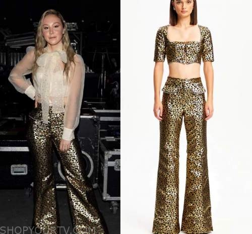 The Voice (AU): Season 11 Gold Leopard Pants | Shop Your TV