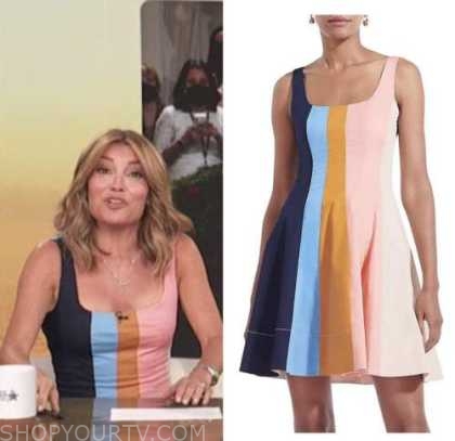 Access Daily: June 2022 Kit Hoover's Striped Flare Dress | Shop Your TV