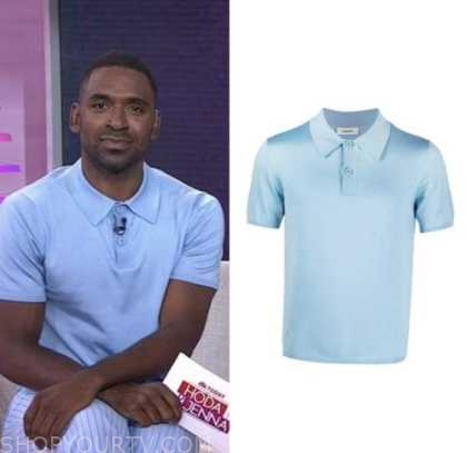 The Today Show: June 2022 Justin Sylvester's Blue Polo Shirt | Fashion ...