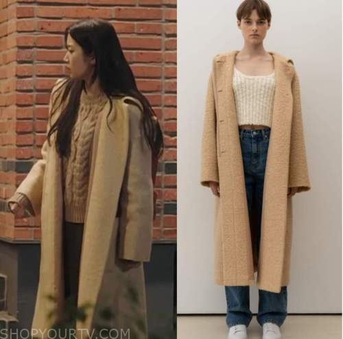 Link Eat Love Kill: Season 1 Noh Da-Hyun's Beige Coat | Shop Your TV