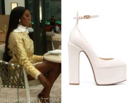 Real Housewives of Dubai: Season 1 Episode 1 Chanel's White Platform ...