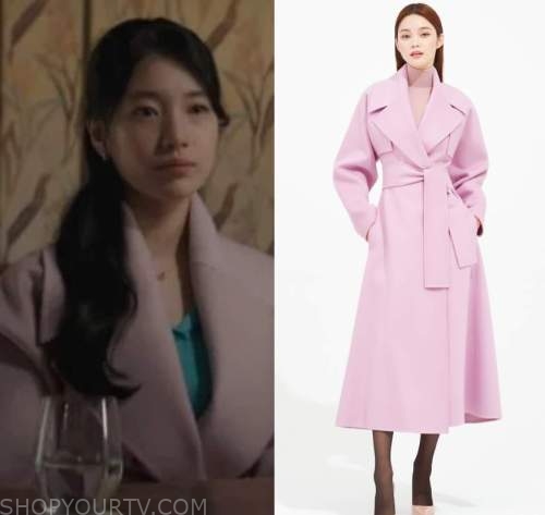 Anna: Season 1 Lee Yu-Mi's Pink Belted Coat | Shop Your TV
