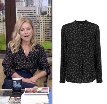 Live with Kelly and Ryan: July 2022 Kelly Ripa's Black and White Circle ...