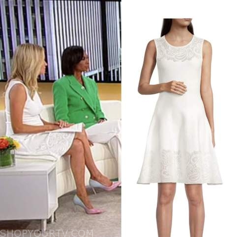 kayleigh mcenany, outnumbered, white knit dress