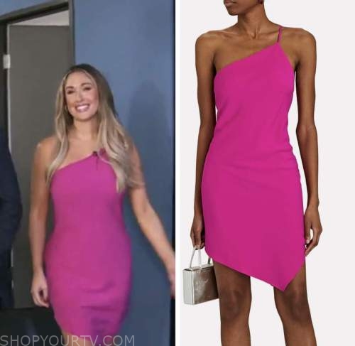 rachel recchia, the bachelorette, pink dress, extra