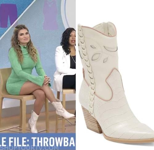 kathy buccio, the today show, ivory cowboy boots