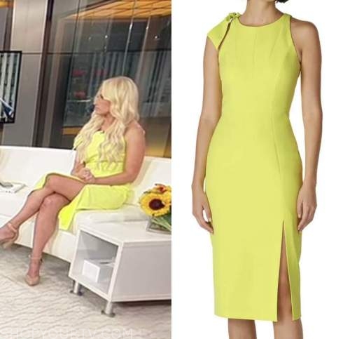 tomi lahren, fox and friends, yellow dress, outnumbered