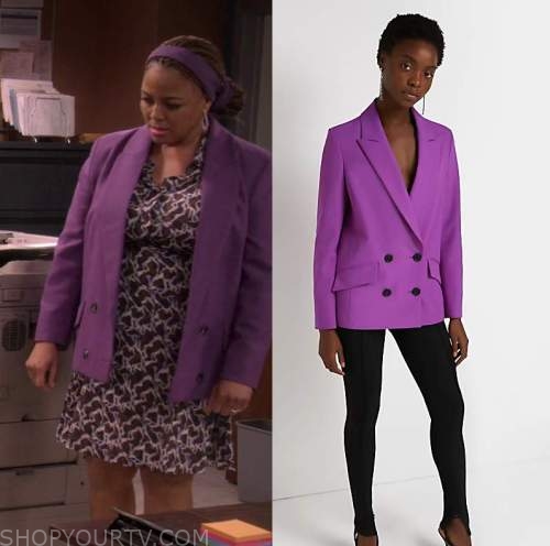 The Upshaws: Season 2 Episode 8 Regina's Purple Blazer | Shop Your TV