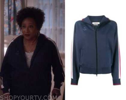 The Upshaws: Season 1 Episode 5 Lucretia's Side Stripe Jacket | Fashion ...