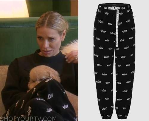 Dorit Kemsley's Cat Print Louis Vuitton Pajamas