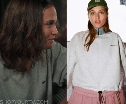 Urban Outfitters Iets Frans Sweater Of Alicia Vikander As Mira In Irma  Vep S01E05 Hypnotic Eyes (2022)