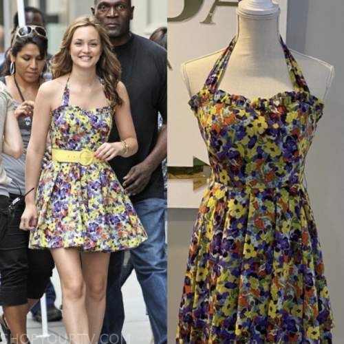 Gossip Girl: Season 3 Episode 1 Blair's rainbow floral dress | Shop Your TV