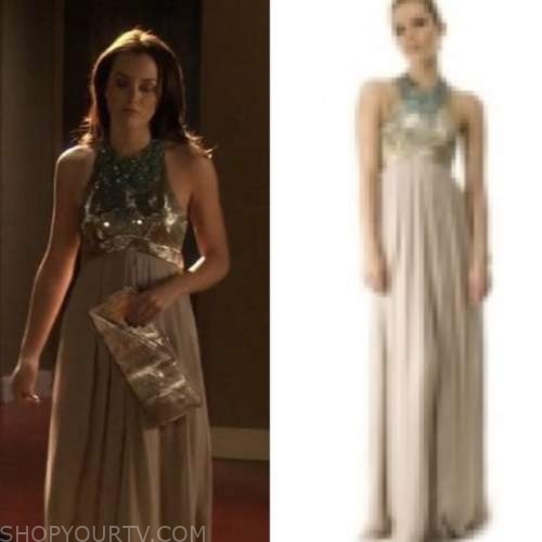 Gossip Girl: Season 3 Episode 17 Blair's metallic dress