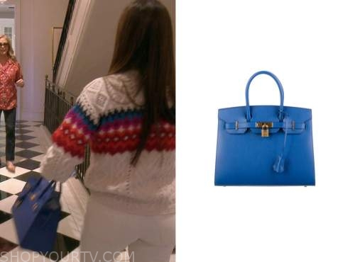 Kyle Richards' Black and Gold Love Purse