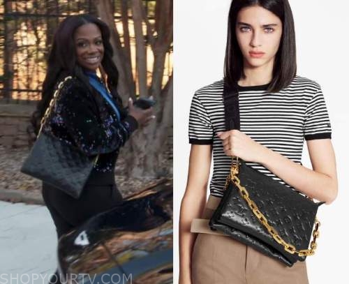 Louis Vuitton Coussin MM Bag worn by Kandi Burruss as seen in The