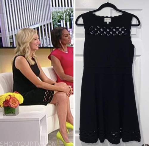kayleigh mcenany, outnumbered, black knit dress