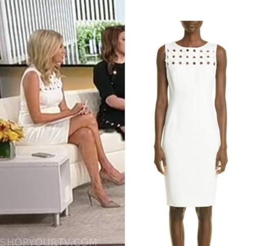 kayleigh mcenany, outnumbered, white cutout dress
