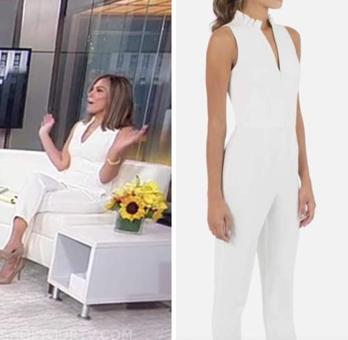 Outnumbered: August 2022 Lisa Boothe's White Sleeveless Jumpsuit | Shop ...