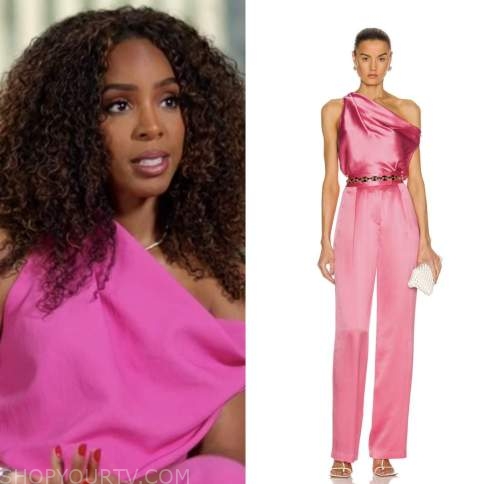 the today show, kelly rowland, pink top and pants, hoda and jenna