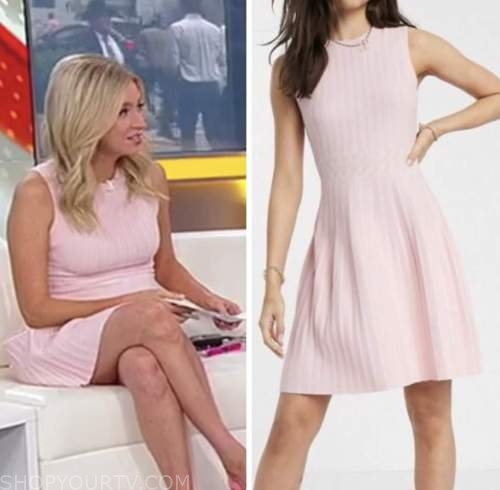 kayleigh mcenany, outnumbered, pink knit dress