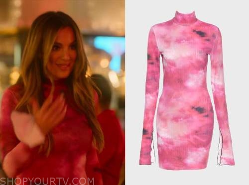 Selling the OC: Season 1 Episode 2 Alex Hall's Pink Tie Dye Split Cuff ...