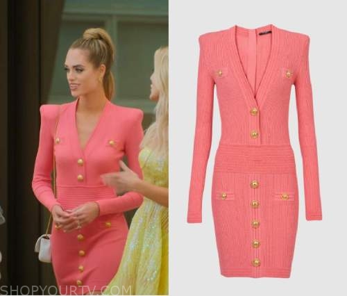 Selling the OC: Season 1 Episode 4 Alexandra's Pink Button Front Knit ...