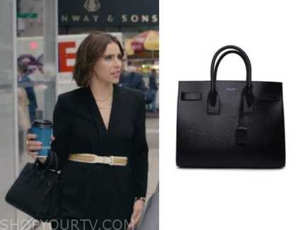 Partner Track: Season 1 Episode 2 Rachel's Black Leather Handbag | Shop ...
