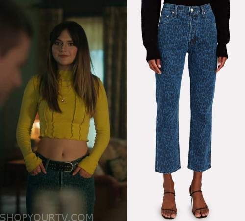 Locke and Key: Season 3 Episode 4 Kinsey's Leopard Jeans | Shop Your TV