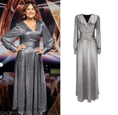 The Masked Singer (AU): Season 4 Chrissie's Metallic Dress | Shop Your TV