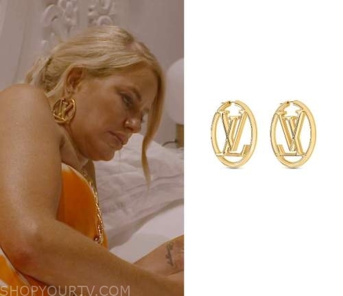 Extra AF Louis Vuitton Louise Hoop Earrings 