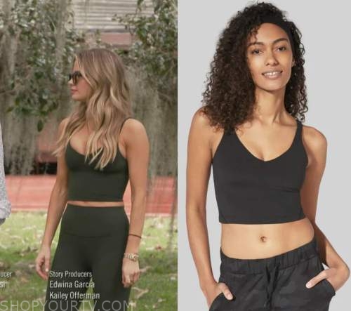 Alo Yoga Wellness Bra worn by Naomie Olindo as seen in Southern Charm  (S08E01)