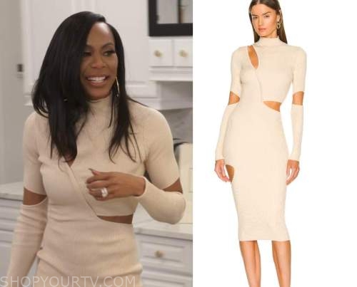 Real Housewives of Atlanta: Season 14 Episode 12 Sanya's White Rib Knit ...