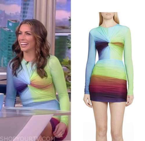 The View: September 2022 Alyssa Farah Griffin's Multicolor Rainbow ...