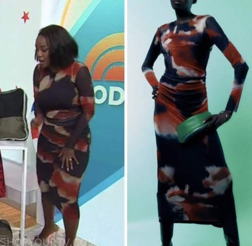 Makho Ndlovu, the today show, printed tulle dress