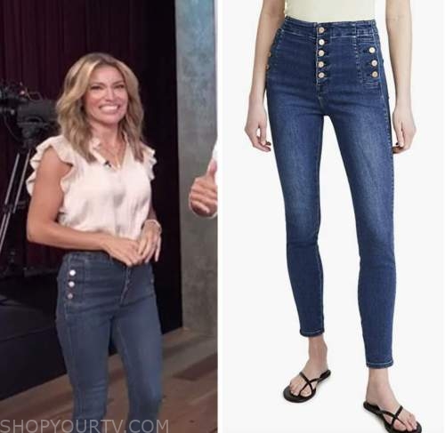 access daily, kit hoover, button front jeans