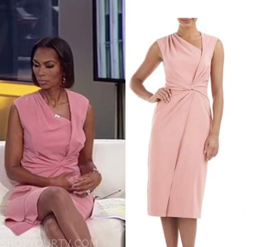outnumbered, Harris Faulkner, pink twist dress