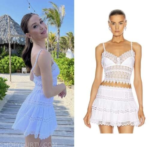 gabby winder, the bachelorette ,white lace dress