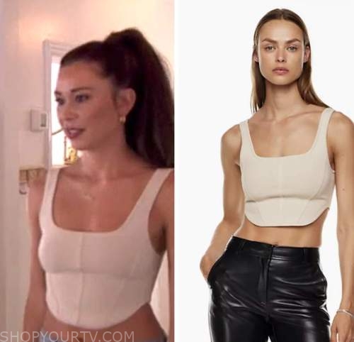 gabby winder, the bachelorette, ivory corset top