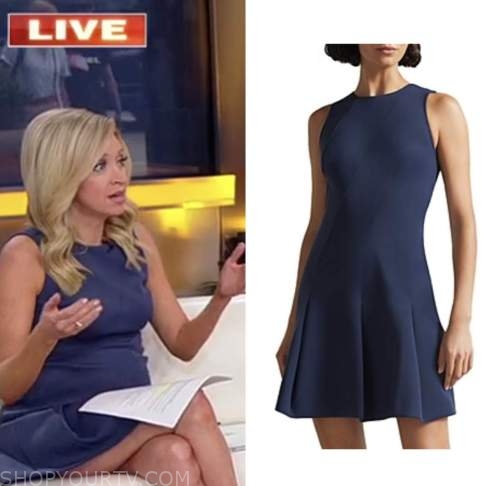 Kayleigh mcenany, outnumbered, navy blue dress, Fox News