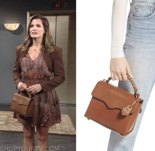 Chelsea newman, melissa claire egan, the young and the restless, satchel bag