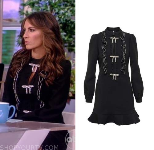 The View: September 2022 Alyssa Farah Griffin's Black Ruffle ...