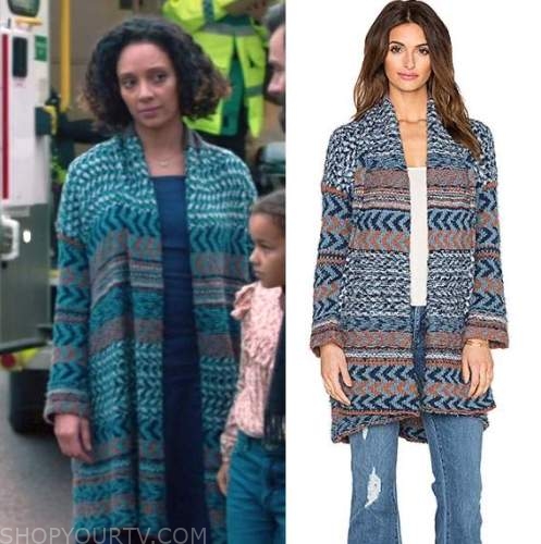 The Suspect: Season 1 Episode 5 Julianne's Blue Knit Cardigan | Shop ...