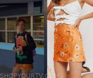 Heartbreak High: Season 1 Episode 1 Quinni's Orange MIni Skirt | Shop ...