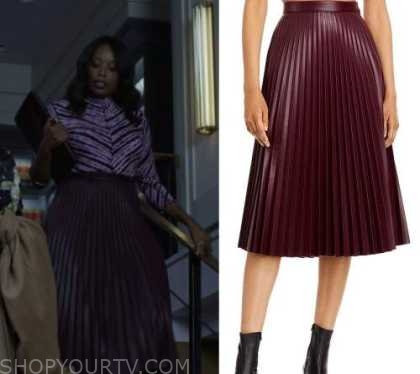 The Good Fight: Season 6 Episode 1 Pleated SKirt | Shop Your TV